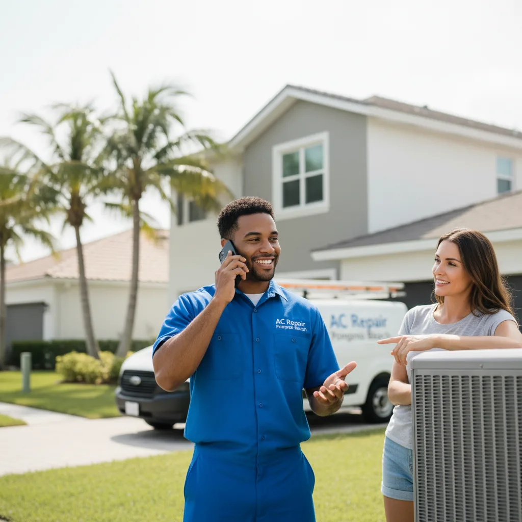 AC Repair Pompano Beach customer support in Jamaica